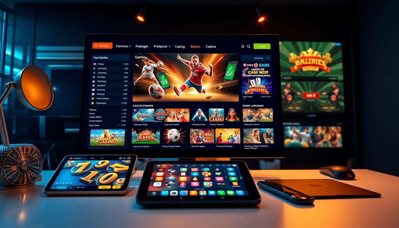 Interactive betting interface of 888b.bet showcasing diverse games and thrilling sports action.