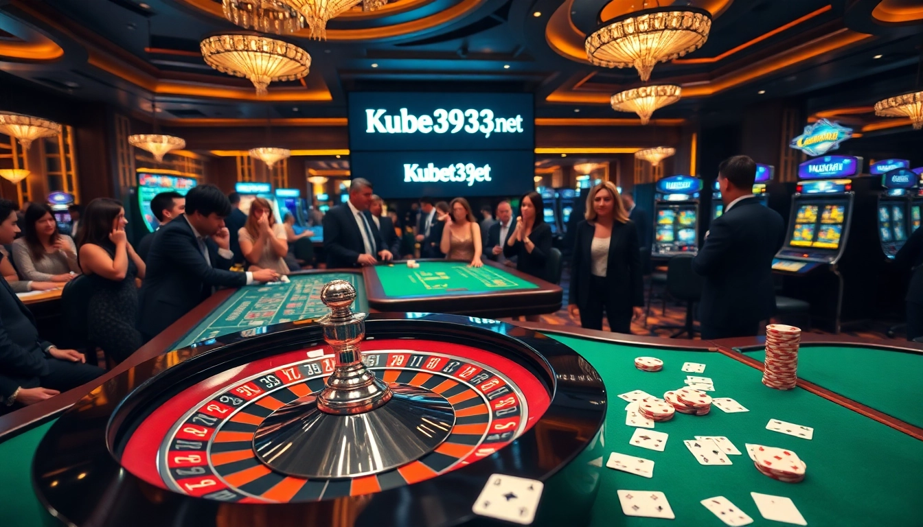 Môi trường bàn roulette hấp dẫn tại Kubet3933 net, thể hiện lối chơi sống động và sang trọng.