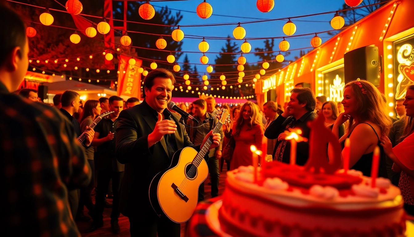 Celebrate Johnny Cash's birthday at johnnycashbirthday.com with lively festivities, music, and joyful fans.