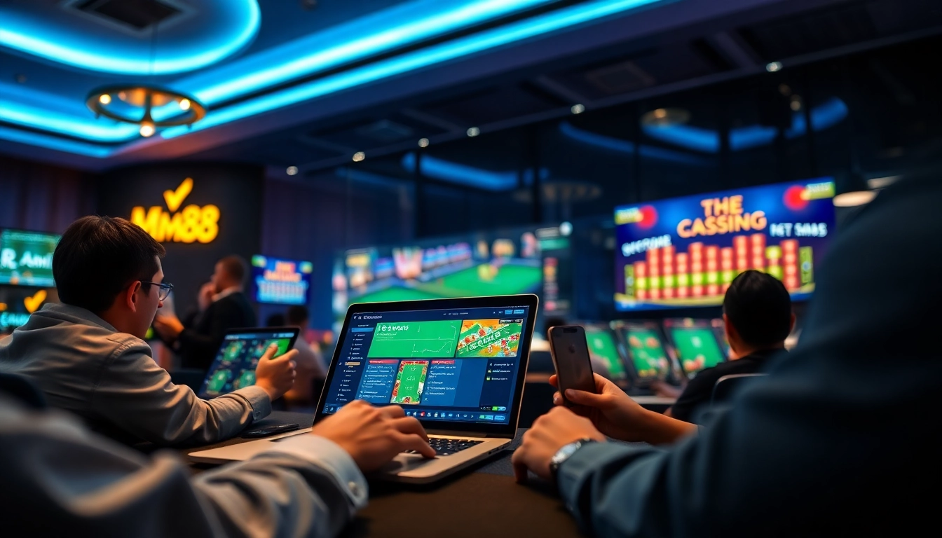 M88.com.mx showcases a vibrant online betting environment with sports, casino games, and dynamic digital interfaces.