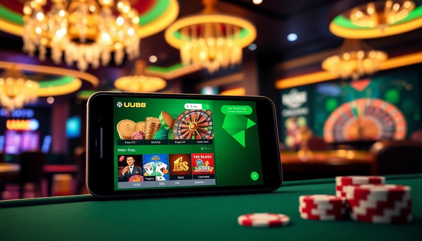 Experience the excitement of gambling with the uu88 tải app on your phone.