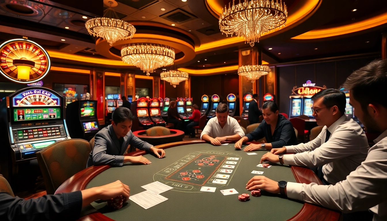 Experience thrilling gambling at https://ok365vvip.com/ with vibrant casino action featuring poker tournaments and roulette spins.